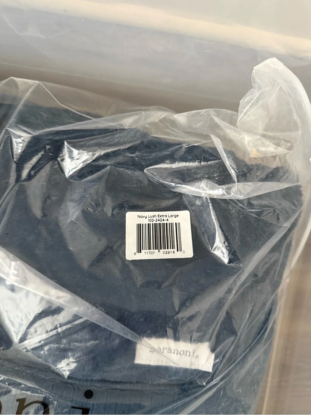 Saranoni Luxury Blanket - Navy Blue